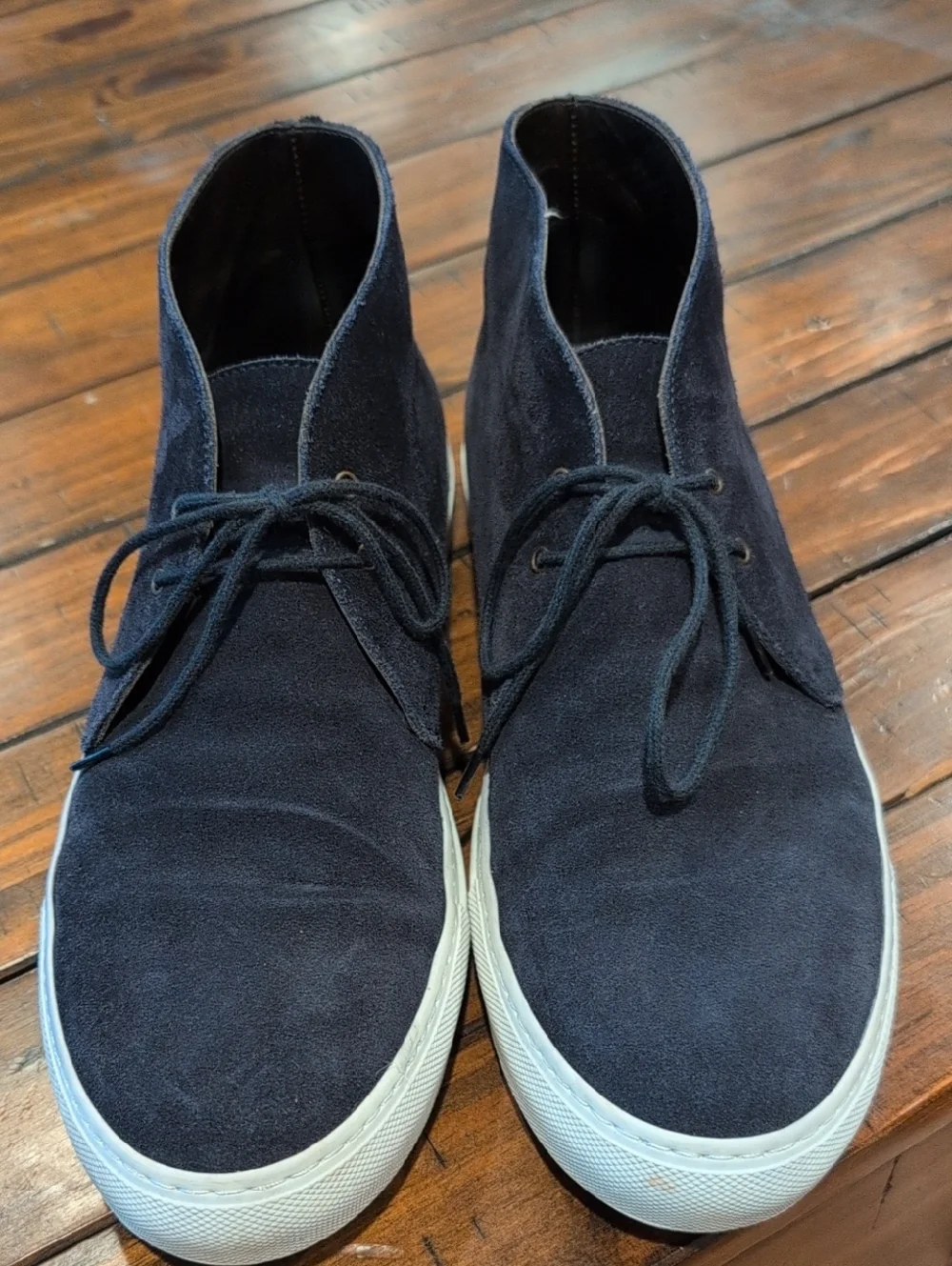 To Boot New York navy Suede Chukka Boot Sneaker Argento Woodrow